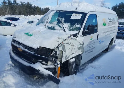2021 Chevrolet Express Cargo Rwd 2500 Regular Wheelbase Wt from USA, damaged, VIN 1GCWGAFP0M1256641